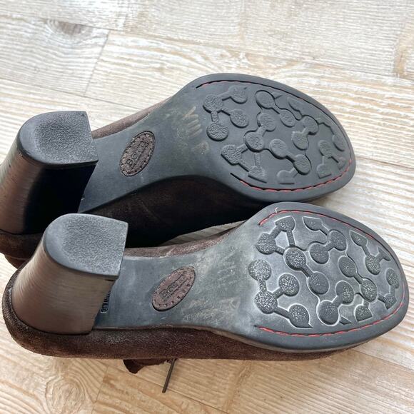 Born Kenley Suede Heeled Ankle Boots | Grey Size 7‎ - Picture 9 of 9